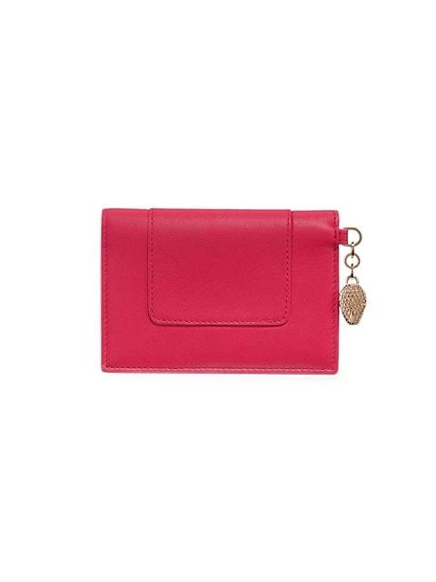商品BVLGARI|Serpenti Forever Leather Bi-Fold Card Holder,价格¥3501,第3张图片详细描述