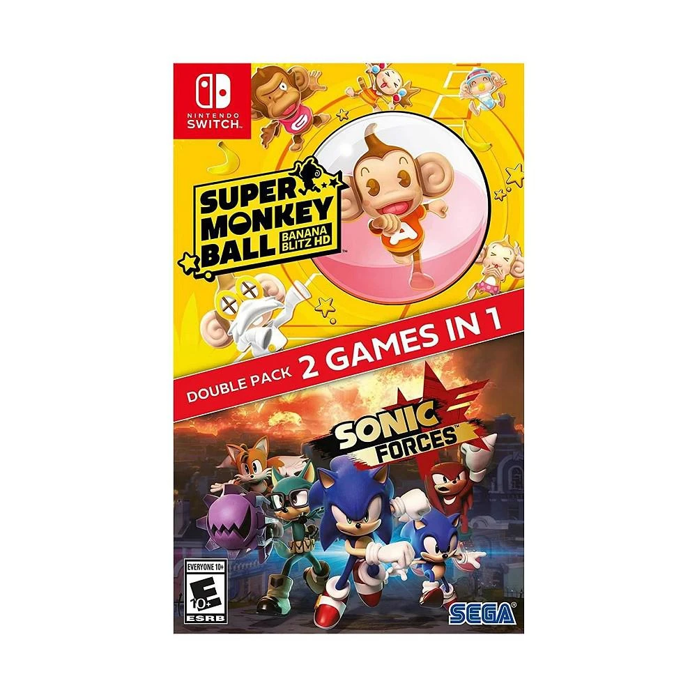 商品SEGA|Sonic Forces + Super Monkey Ball: Banana Blitz HD Double Pack - Nintendo Switch,价格¥298,第1张图片