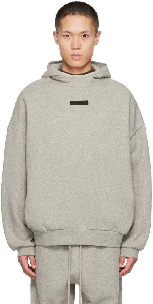 商品Essentials|Gray Pullover Hoodie,价格¥387,第1张图片