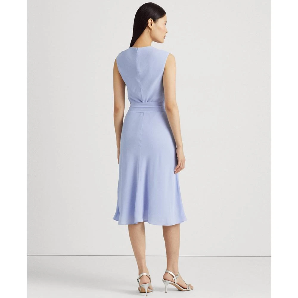 商品Ralph Lauren|Women's Bubble Crepe Cap-Sleeve Dress,价格¥333,第2张图片详细描述