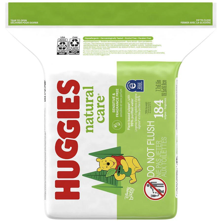 商品Huggies|Sensitive Baby Wipes Refill Pack Fragrance Free,价格¥92,第4张图片详细描述