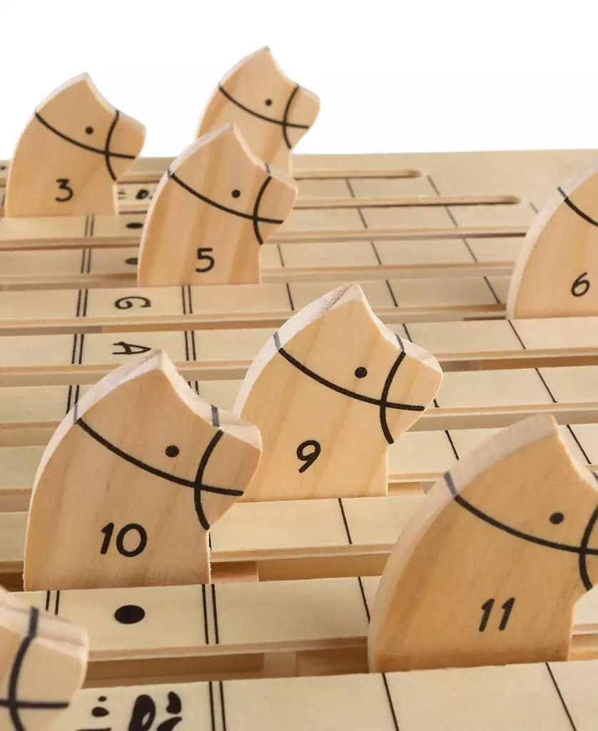 商品Trademark Global|Wooden Horse Race Game 75-Pc.,价格¥104,第3张图片详细描述