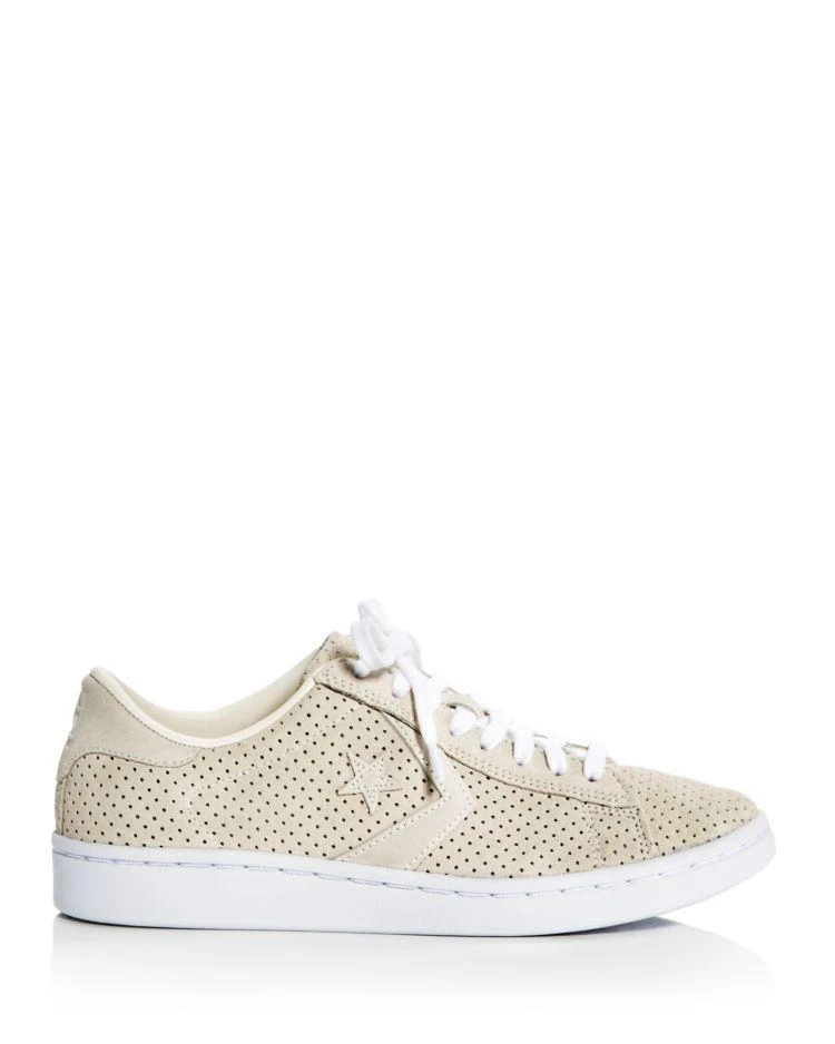 商品Converse|Women's Pro Leather Perforated Suede Lace Up Sneakers,价格¥509,第2张图片详细描述