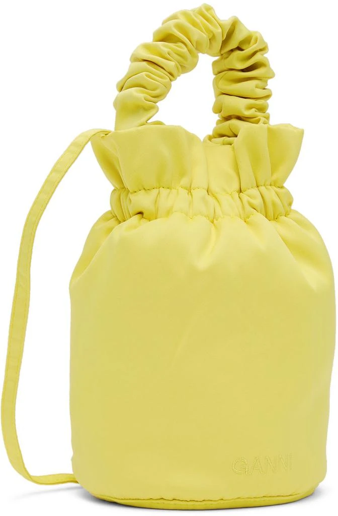 商品Ganni|Yellow Occasion Top Handle Bag,价格¥1153,第2张图片详细描述