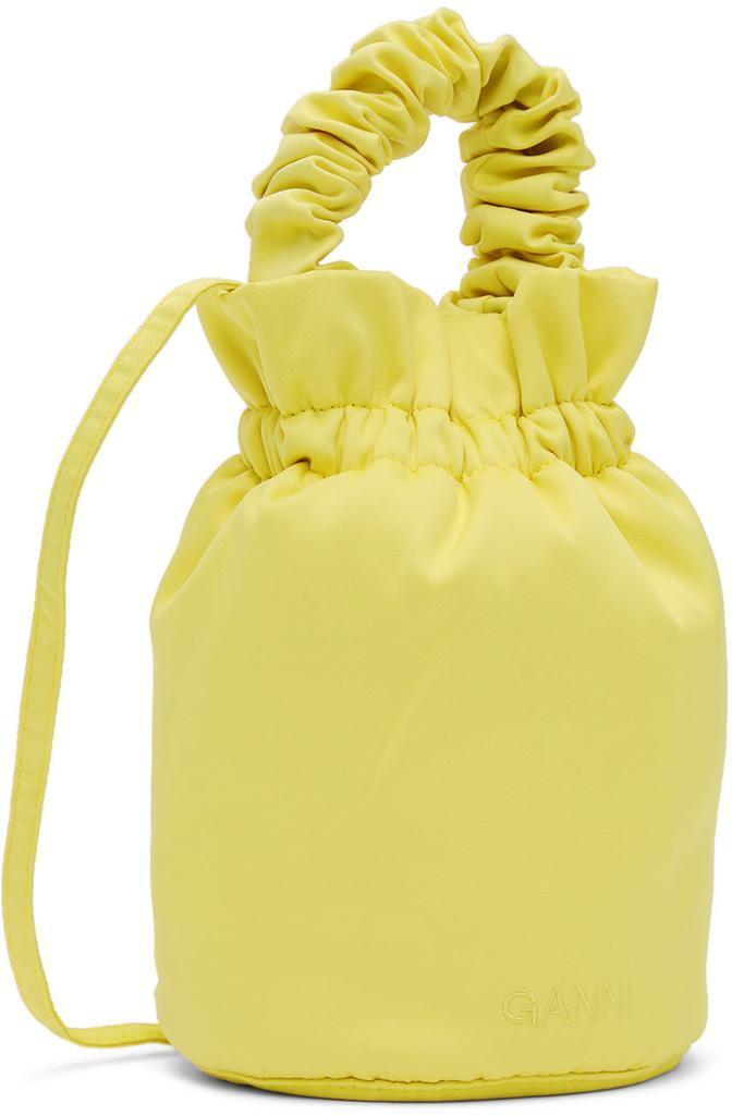 商品Ganni|Yellow Occasion Top Handle Bag,价格¥750,第4张图片详细描述