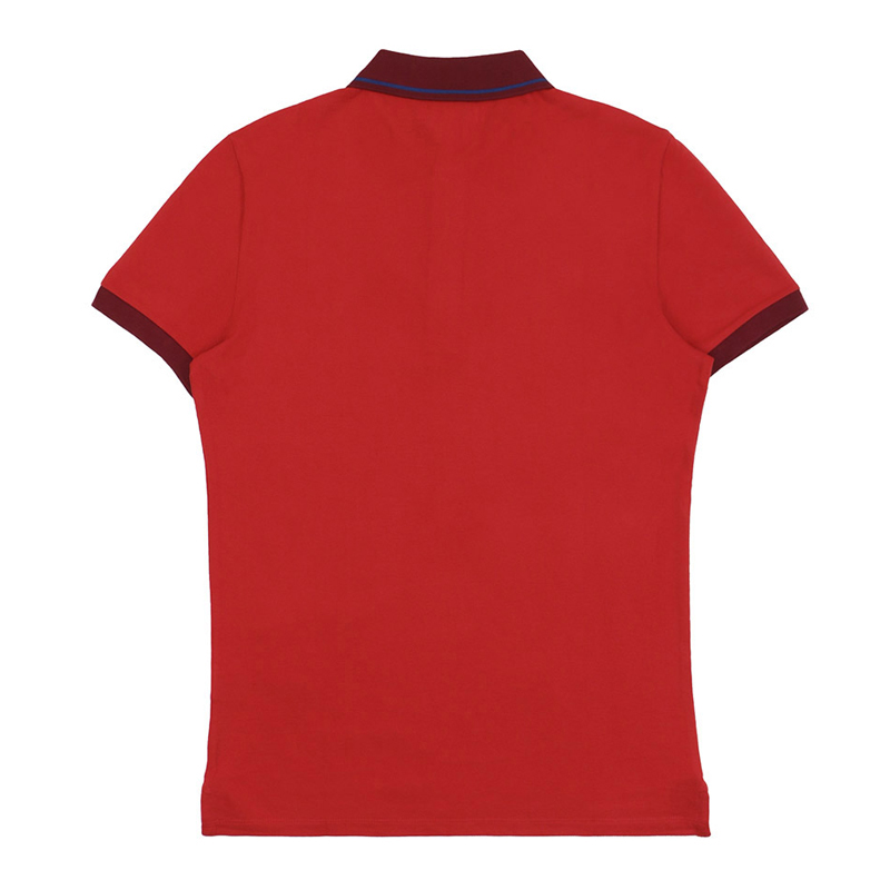 BURBERRY 男士POLO衫红色 3959083商品第3张图片规格展示