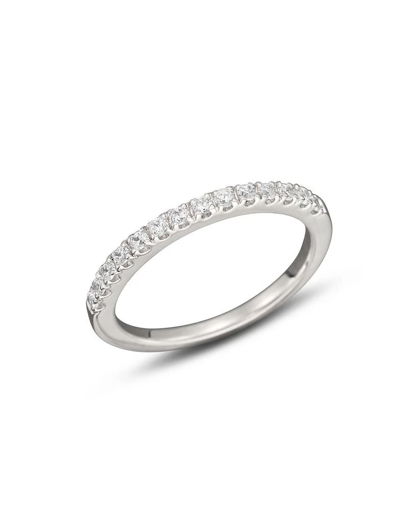 商品Bloomingdale's|Diamond Band Ring in 14K White Gold, .50 ct. t.w. - 100% Exclusive,价格¥15625,第1张图片详细描述