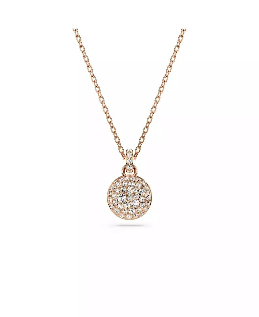 商品Swarovski|White, Rhodium Plated or Gold-Tone or Rose-Gold Tone Meteora Pendant Necklace,价格¥900,第1张图片