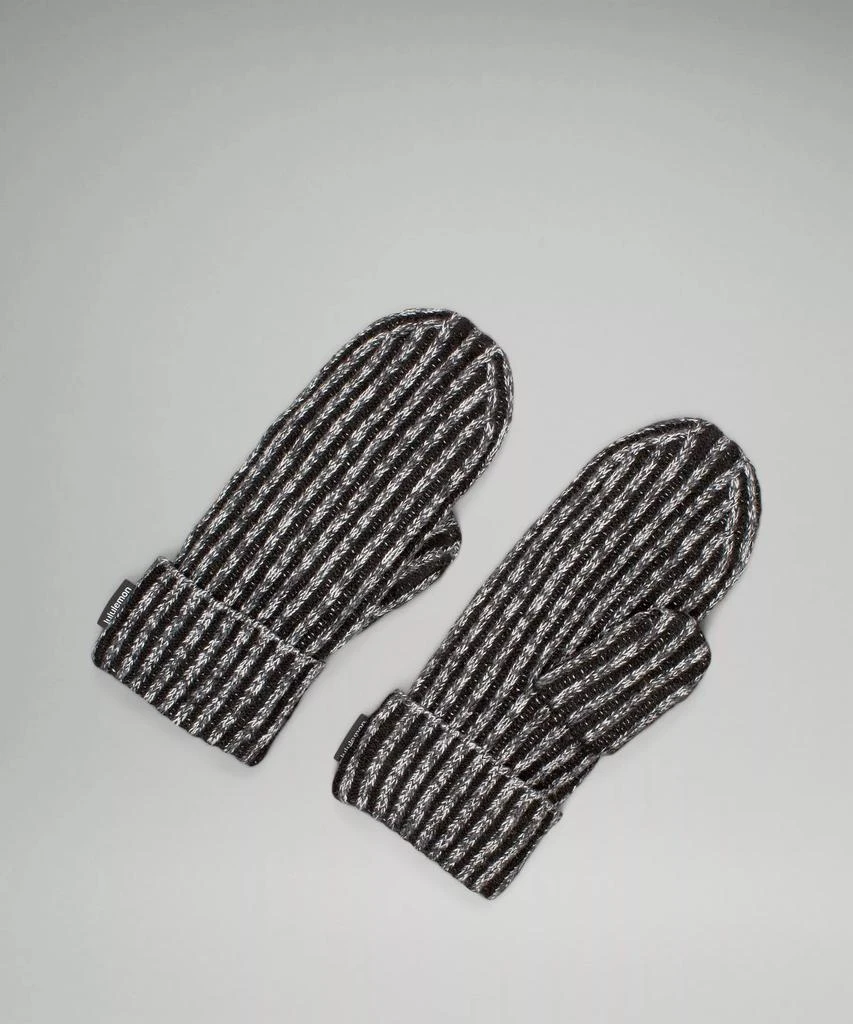 商品Lululemon|Women's Textured Fleece-Lined Knit Mittens,价格¥200,第3张图片详细描述