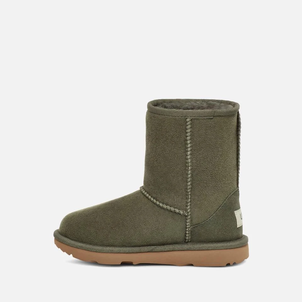 商品UGG|UGG KIDS’ CLASSIC II SUEDE AND WOOL-BLEND BOOTS,价格¥709,第4张图片详细描述