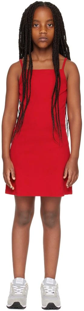 商品Gil Rodriguez|SSENSE Exclusive Kids Red LaPointe Tank Dress,价格¥140,第1张图片