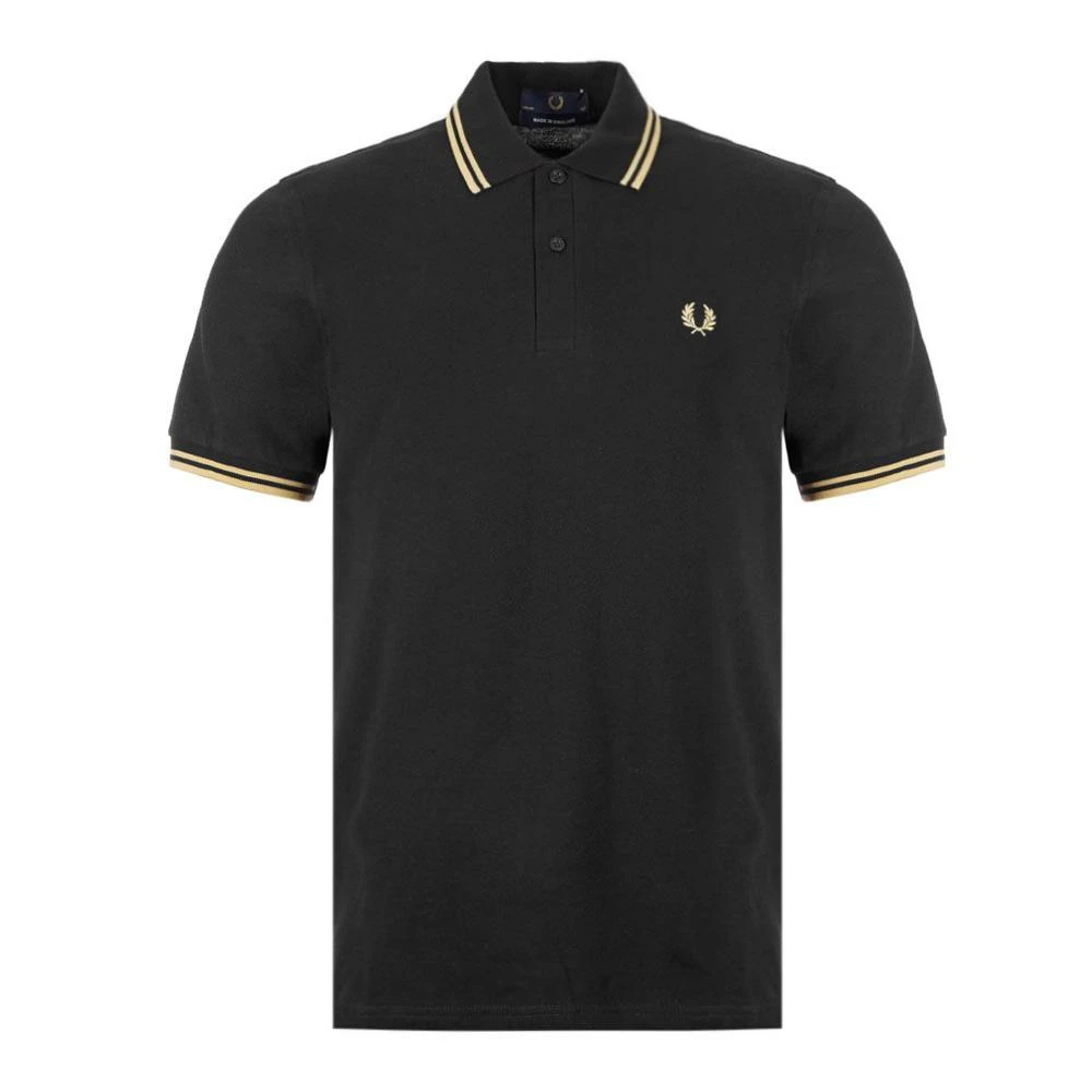 商品Fred Perry|Fred Perry Twin Tipped Polo Shirt - Black,价格¥570,第1张图片