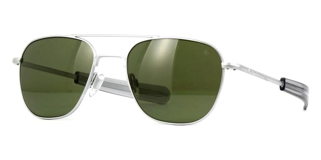 商品American Optical|American Optical Original Pilot C4 BT SM GNN Matte Silver,价格¥1466,第1张图片