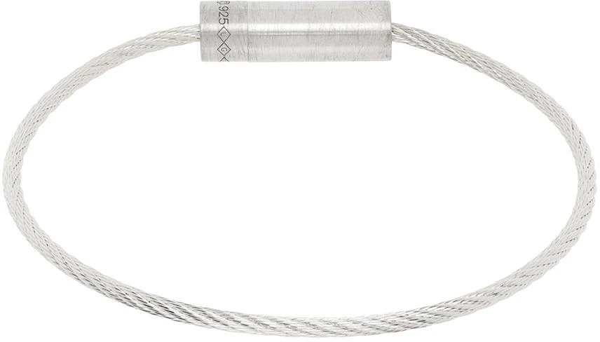 商品Le Gramme|Silver 'Le 7g' Cable Bracelet,价格¥2772,第2张图片详细描述