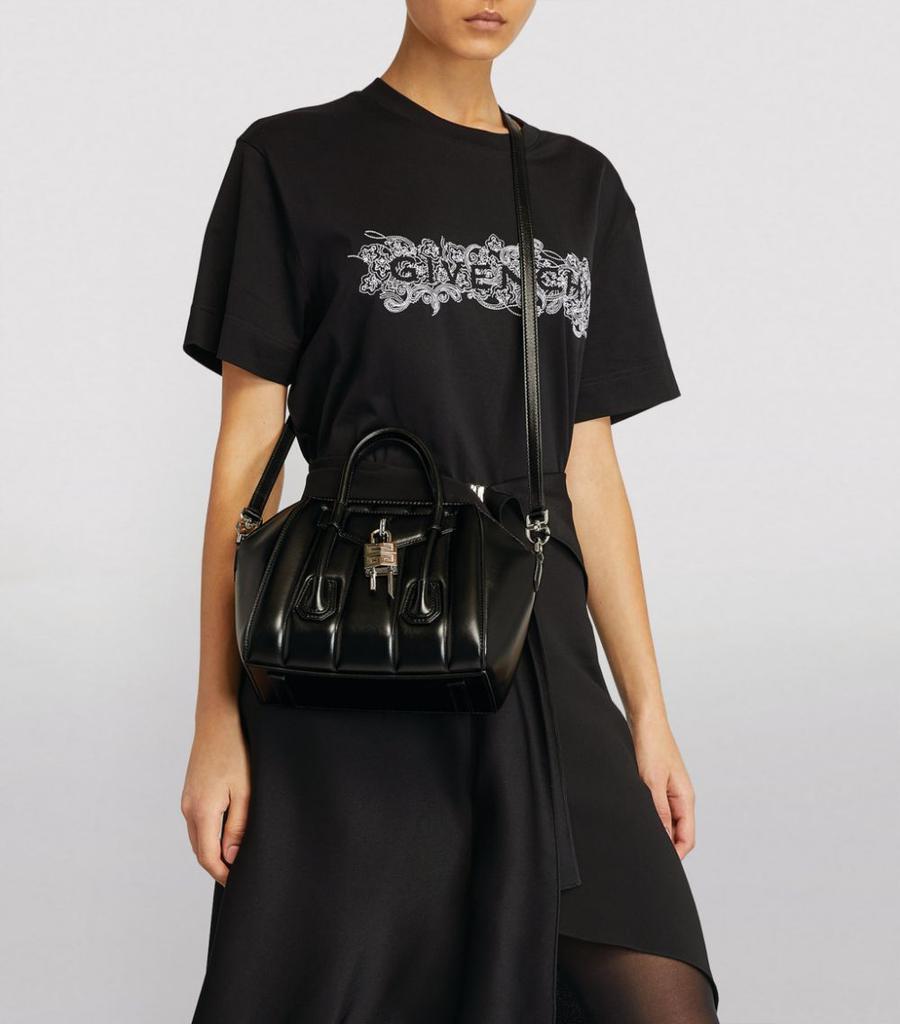 商品Givenchy|Mini Leather Antigona Lock Top-Handle Bag,价格¥18946,第4张图片详细描述