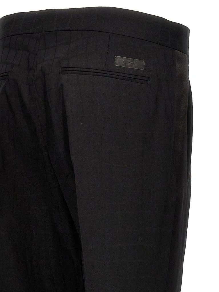 商品Versace|Versace Logo-Patch Tailored Pants,价格¥4134-¥5651,第5张图片详细描述