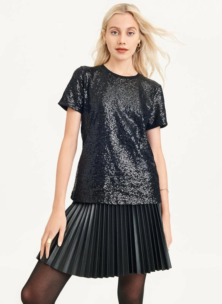 商品DKNY|Sequined Tee,价格¥373,第3张图片详细描述