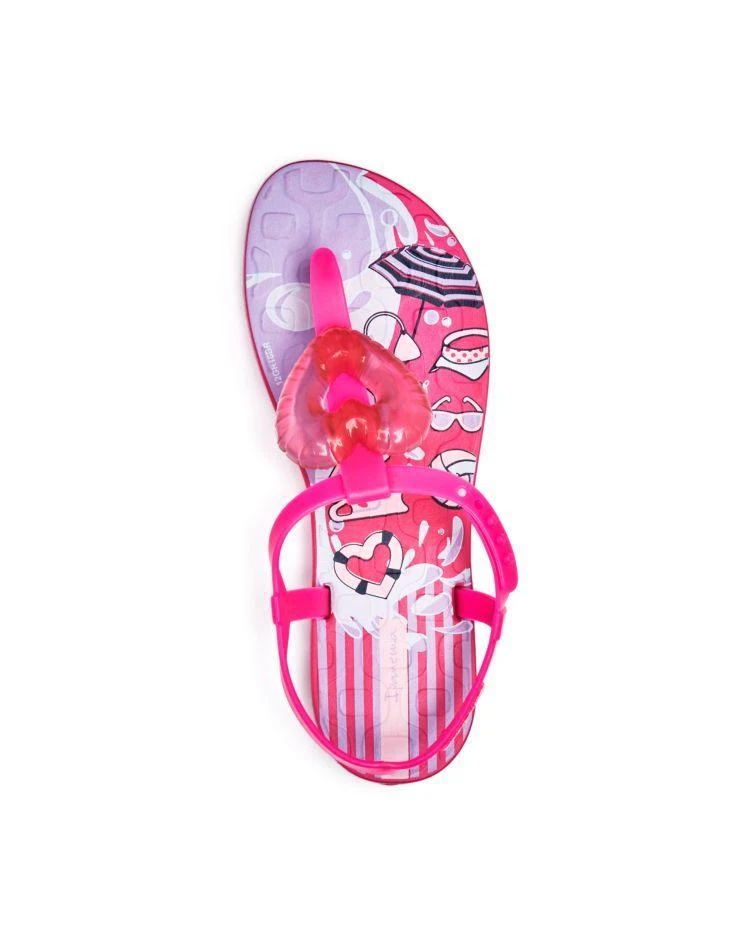 商品Ipanema|女孩(小童/幼儿)Girls' Floats Heart T-Strap Sandals - Toddler, Little Kid,价格¥120,第2张图片详细描述