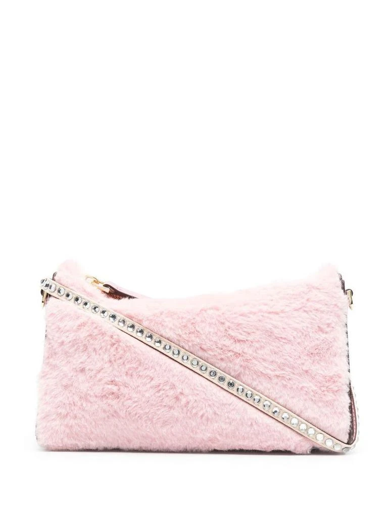 商品Manu Atelier|MANU ATELIER Mini Prism faux fur shoulder bag,价格¥1904,第1张图片