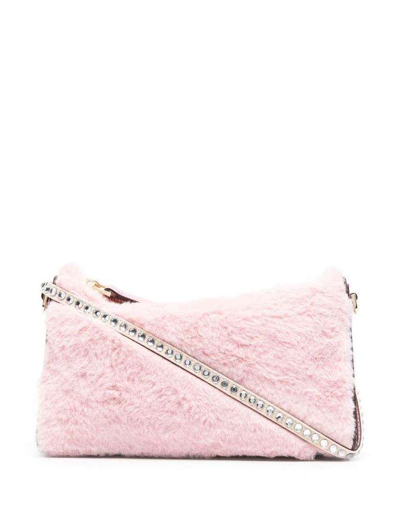 商品Manu Atelier|MANU ATELIER Mini Prism faux fur shoulder bag,价格¥1774,第1张图片