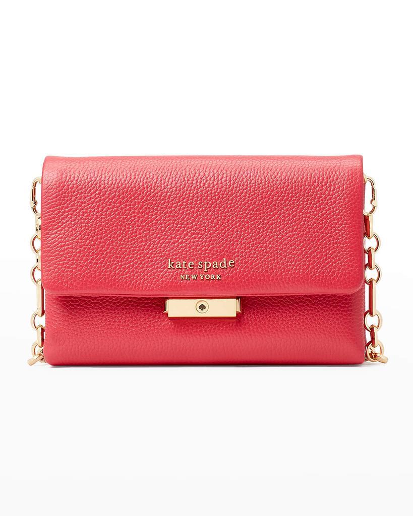 商品Kate Spade|carlyle leather wallet on chain bag,价格¥1672,第1张图片