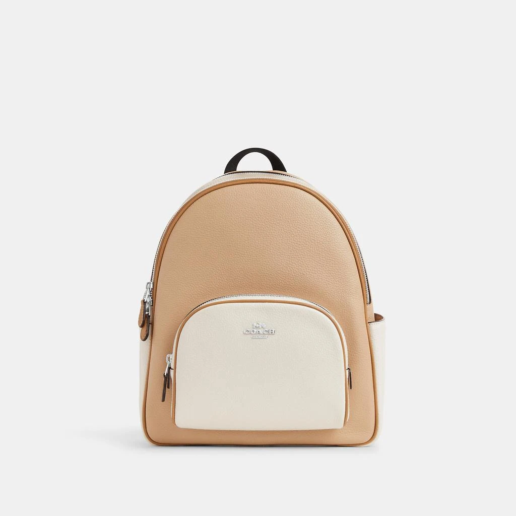 商品Coach|Coach Outlet Court Backpack In Colorblock,价格¥1425,第1张图片