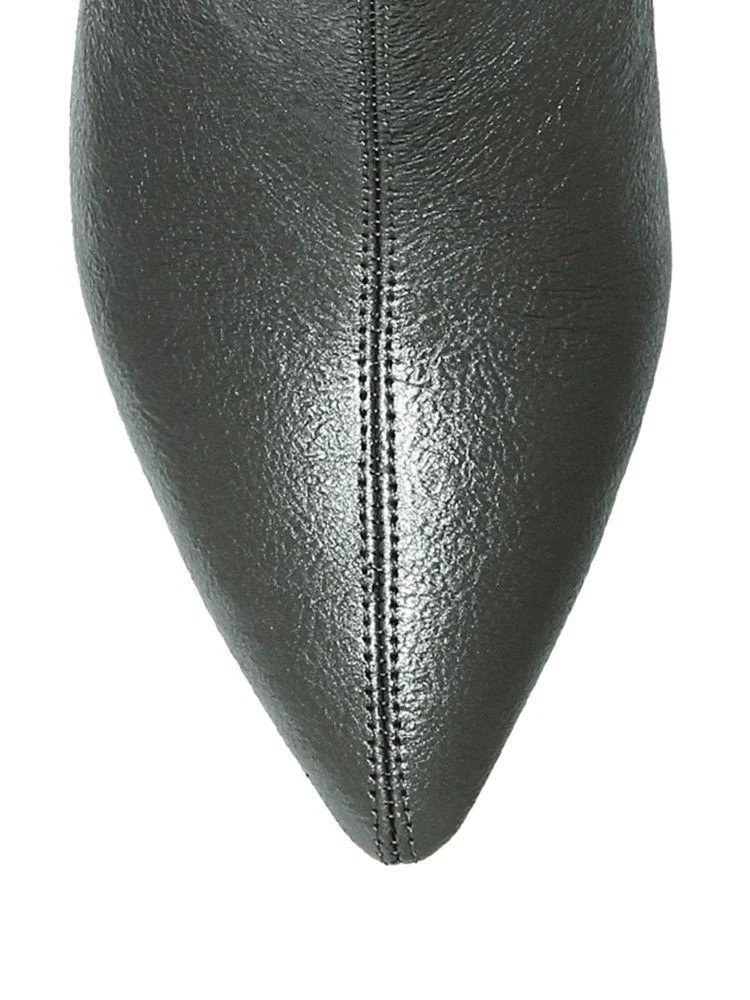 商品Sam Edelman|Hilty Pointy Leather Booties,价格¥725,第4张图片详细描述