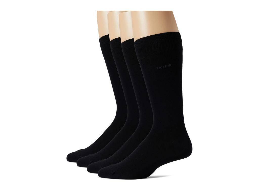 商品Hugo Boss|5-Pack Rib Stripe Uni Color Crew Socks,价格¥314,第1张图片