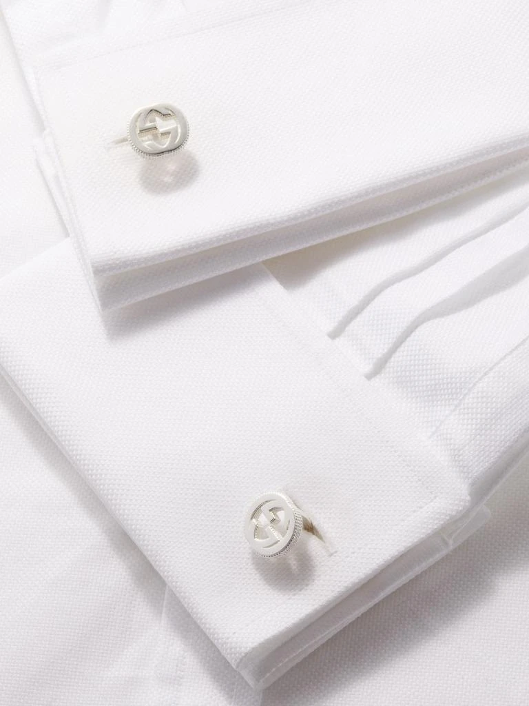 商品Gucci|GG sterling-silver cufflinks,价格¥3308,第2张图片详细描述