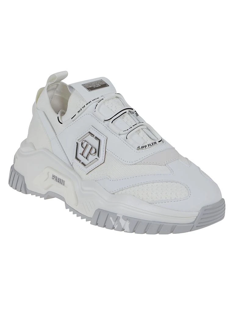 商品Philipp Plein|Philipp plein men's white other materials sneakers,价格¥3709,第2张图片详细描述