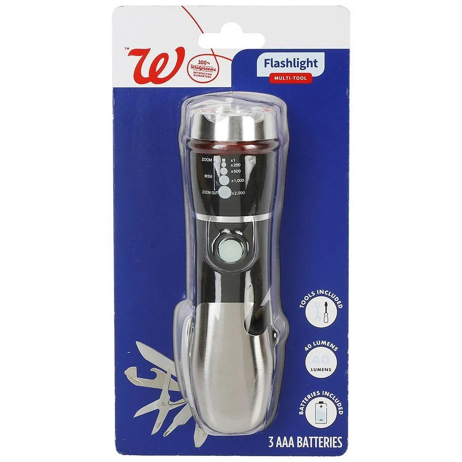 商品Walgreens|Multi-Tool Flashlight,价格¥66,第1张图片