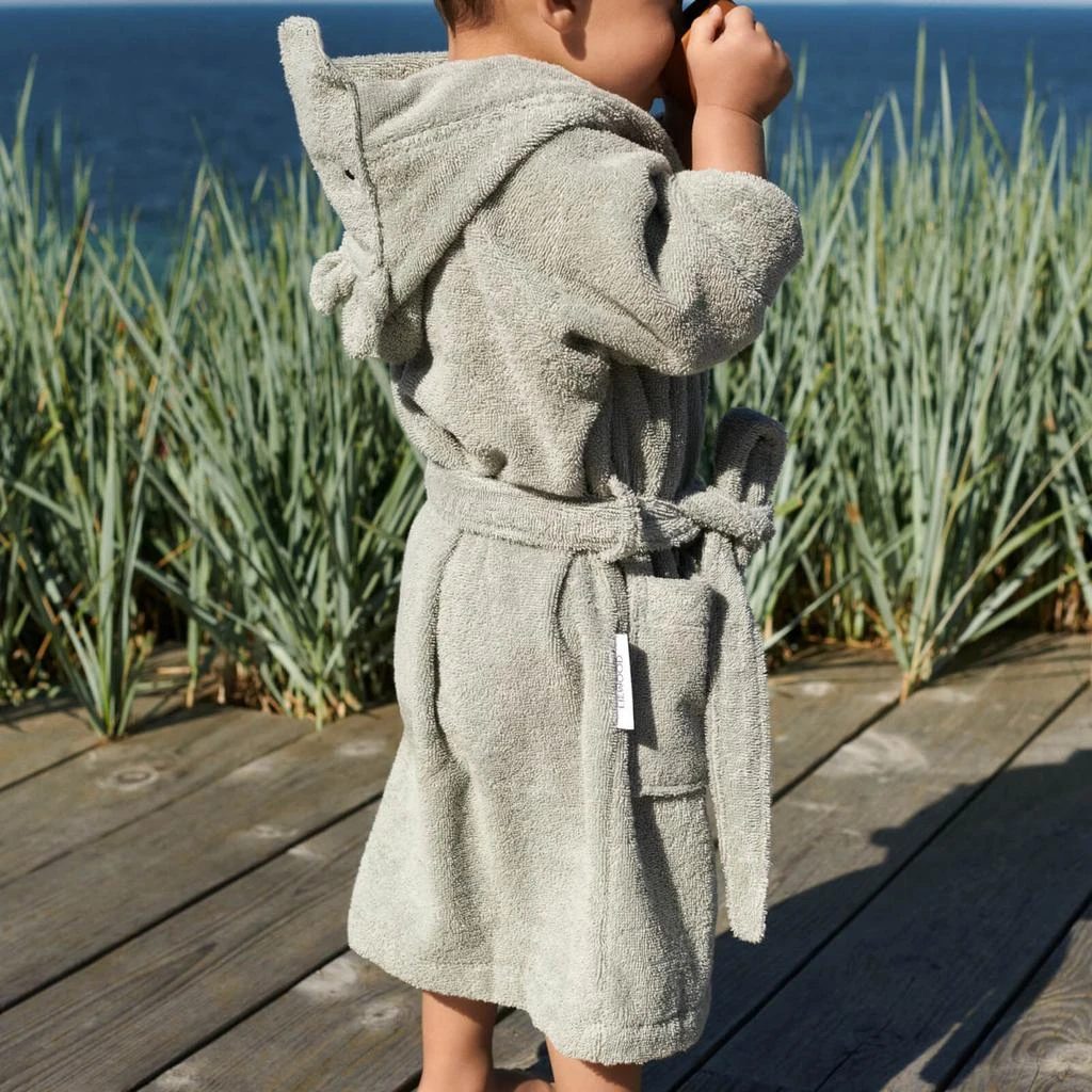 商品Liewood|Liewood Kids' Lily Bathrobe - Hippo Dove Blue,价格¥238,第3张图片详细描述