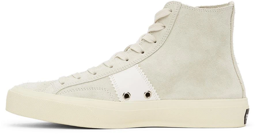 商品Tom Ford|Taupe Cambridge High-Top Sneakers,价格¥2517,第3张图片详细描述