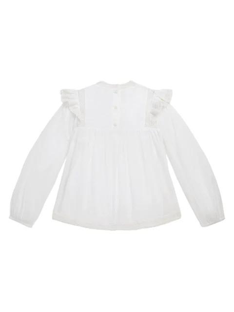 商品Ralph Lauren|Little Girl's & Girl's 60's Baptiste Ruffle Shirt,价格¥659-¥699,第4张图片详细描述
