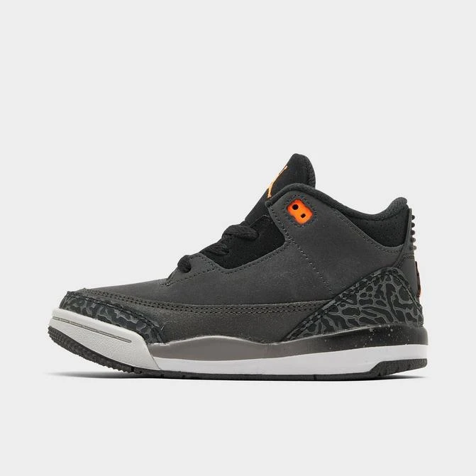 商品Jordan|Kids' Toddler Air Jordan Retro 3 Basketball Shoes,价格¥261,第1张图片