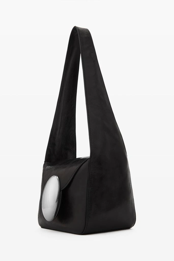 商品Alexander Wang|Dome Small Hobo Bag In Crackle Patent Leather,价格¥5106,第3张图片详细描述