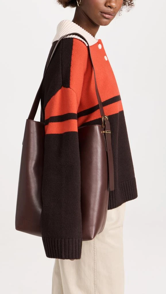 商品Madewell|The Essential Bucket Tote in Leather,价格¥1351,第2张图片详细描述