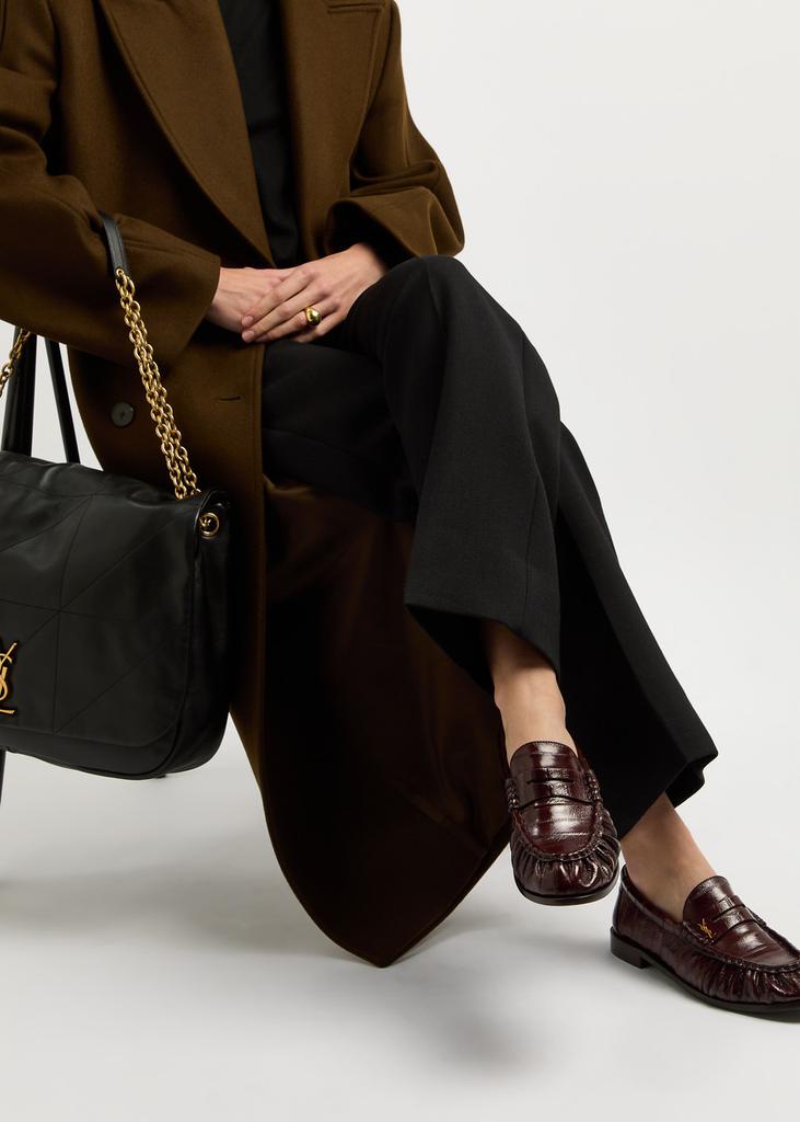 ローファー・オックスフォード SAINT LAURENT 8302879QNAO Closed ☆Celine☆ロゴプレートチェーン付きマーガレット ローファー