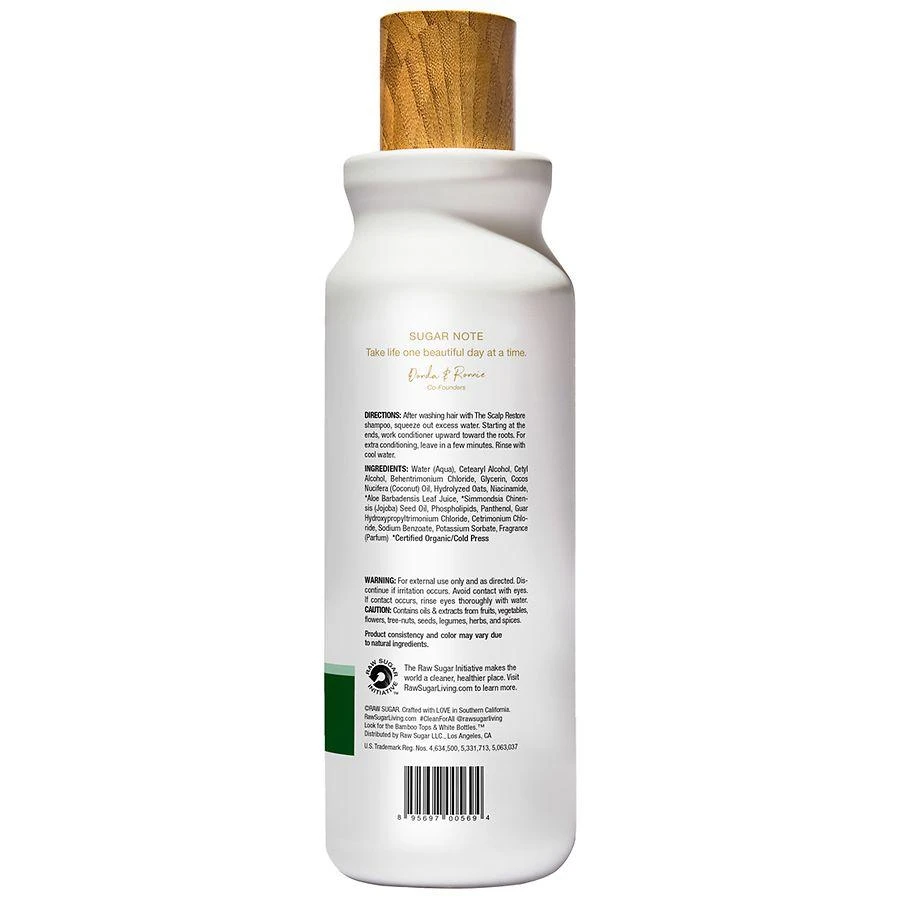 商品Raw Sugar|The Scalp Restore Conditioner Jojoba + Aloe + Niacinamide,价格¥59,第3张图片详细描述