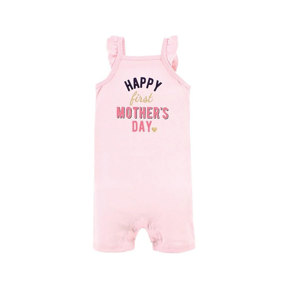 商品Hudson|Baby Girls Short Sleeve Rompers, Pack of 2,价格¥188,第3张图片详细描述