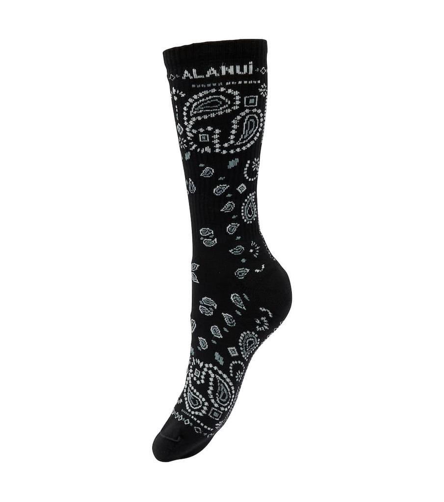商品ALANUI|班丹纳花绸棉质混纺袜子,价格¥574,第1张图片