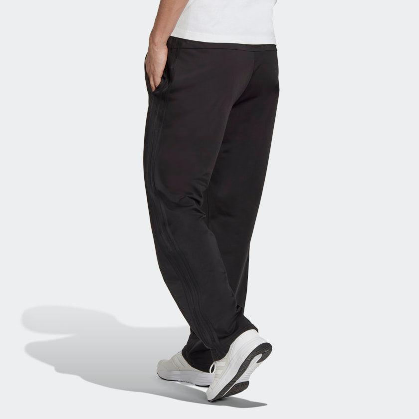 商品Adidas|Men's adidas Primegreen Essentials Warm-Up Open Hem 3-Stripes Track Pants,价格¥286,第4张图片详细描述