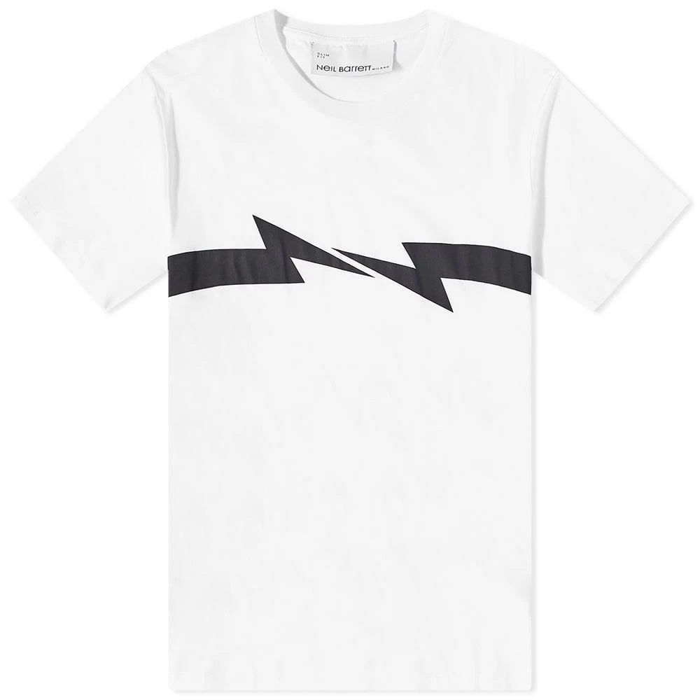 商品Neil Barrett|Neil Barrett Horizontal Print Bolt Tee,价格¥761,第1张图片