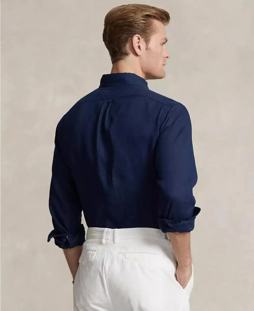 商品Ralph Lauren|男士经典版型亚麻衬衫 多款配色,价格¥1028,第2张图片详细描述
