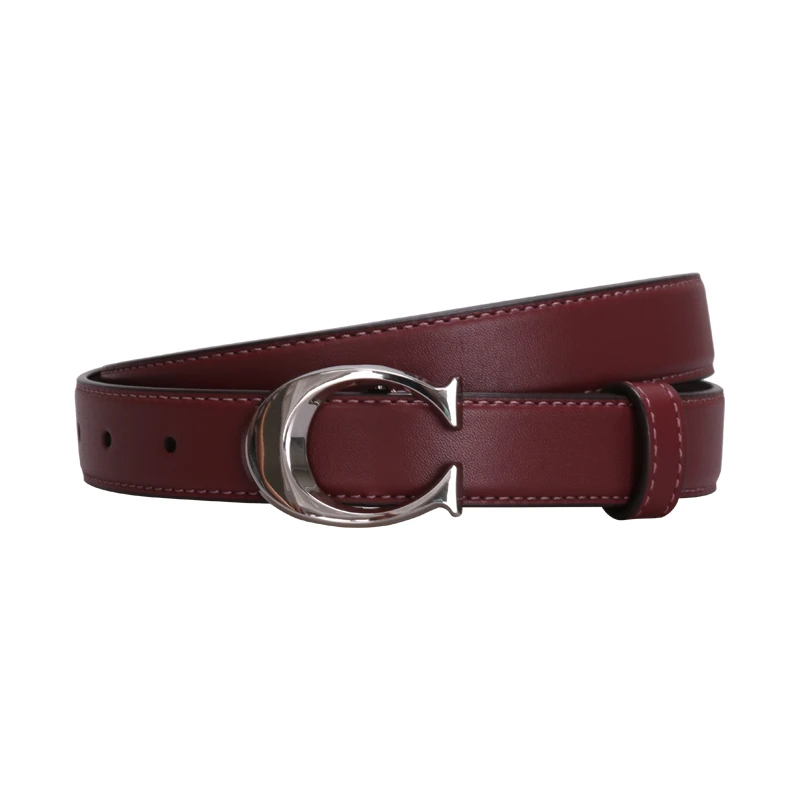 商品[国内直发] Coach|COACH 女士奥莱皮腰带25MM F83960SVL3U-XL,价格¥553,第1张图片