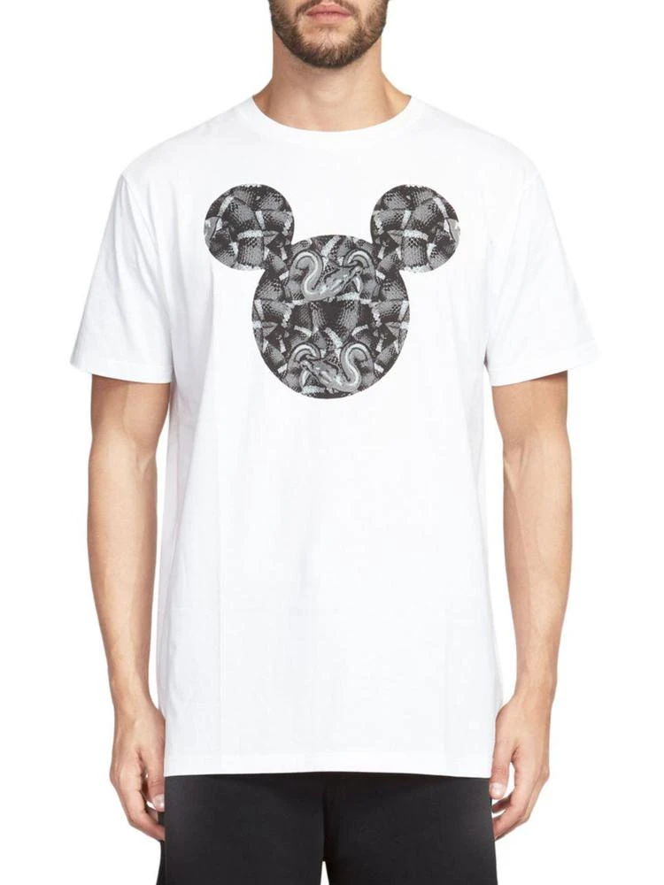 商品Marcelo Burlon|Mickey Mouse Snake Graphic Tee,价格¥1040,第1张图片