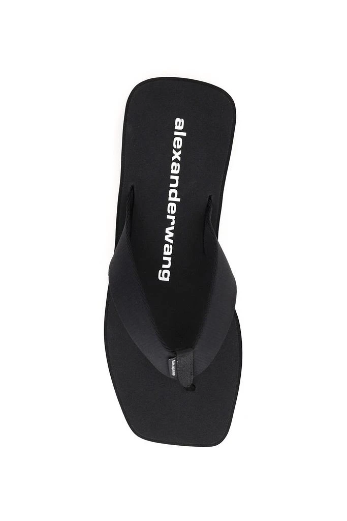 商品Alexander Wang|Alexander Wang Logo Printed Flip Flops,价格¥927,第4张图片详细描述
