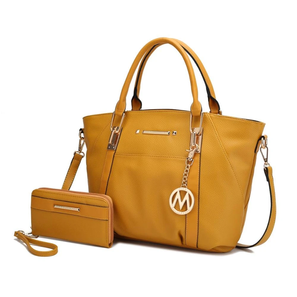 商品MKF Collection By Mia K.|Darielle Satchel Handbag with Wallet,价格¥704,第1张图片