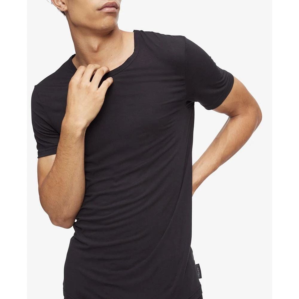 商品Calvin Klein|Men's Ultra Soft Modern Modal Crewneck Lounge T-Shirt,价格¥128,第3张图片详细描述