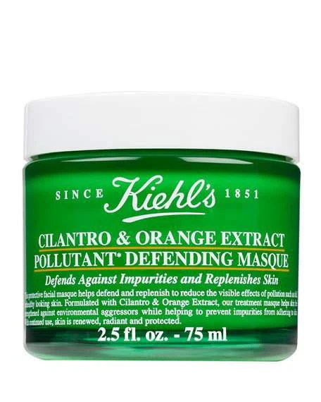 商品Kiehl's|Cilantro & Orange Extract Pollutant Defending Masque, 2.5 oz.,价格¥247,第2张图片详细描述